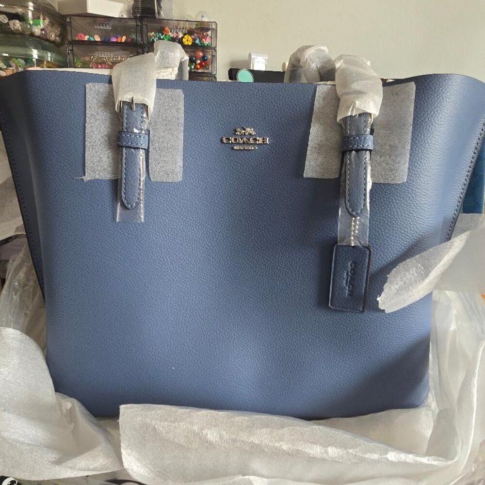 COACH Pebbled Mollie Tote NWT